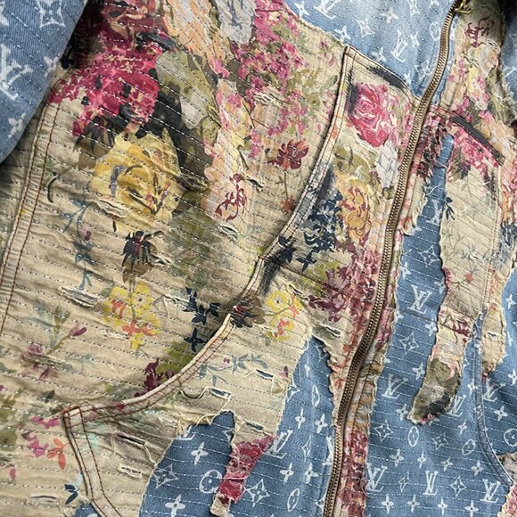Louis Vuitton Men's Distressed Denim Jacket - Picture 3 of 14